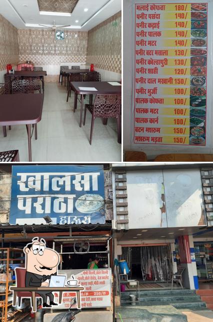 Check out how KHALSA PARATHA HOUSE looks inside