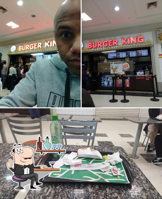 O interior do Burger King