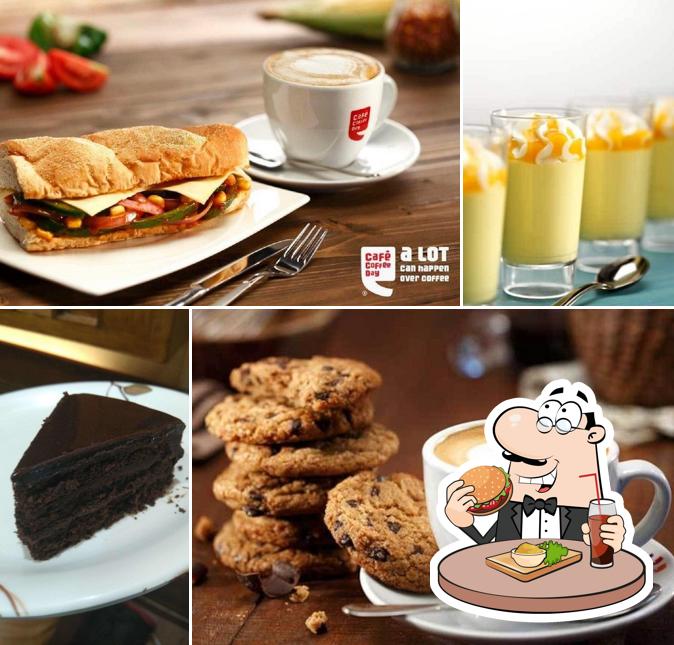 Hamburger at Coffee Day