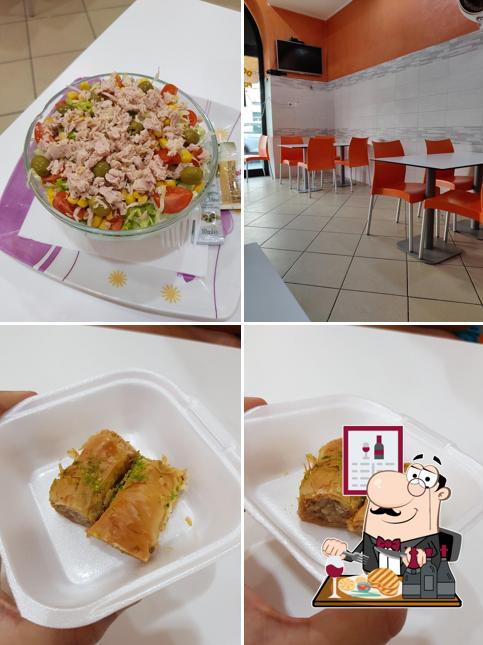 Prova i piatti di carne a Doner King kebab & pizze