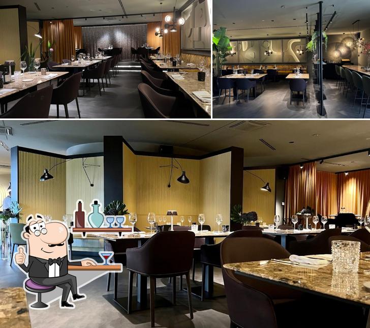 Dai un'occhiata agli interni di Magnet Restavracija in Bistro