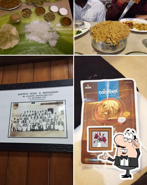 The interior of Nandhini Deluxe - Andhra Restaurant - Gandhinagar