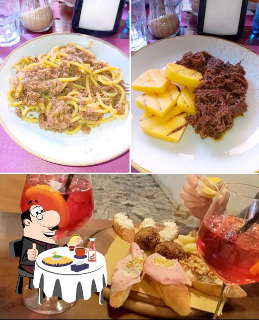 Piatto di formaggi al Osteria Casaralta