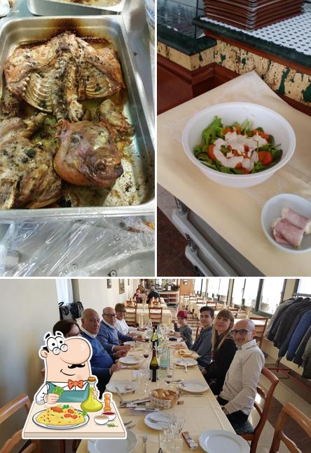 Tra le varie cose da Albergo Ristorante Quadrifoglio si possono trovare la cibo e interni