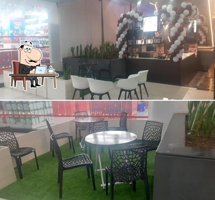 The interior of Cafe Brew & Co