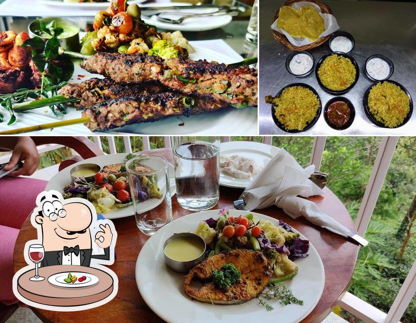 Food at The Green House Restaurant