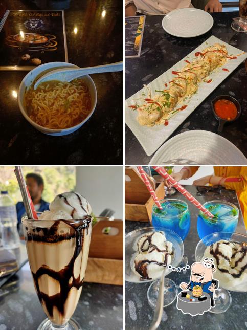 Chocolate mousse at The White Owl Cafe Haldwani