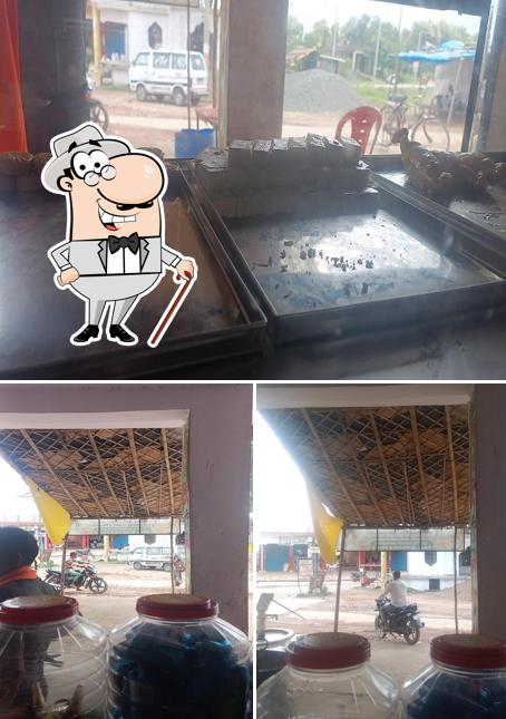 The exterior of श्रष्टि फास्ट फूड एंड स्वीट हाउस