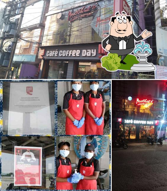 The exterior of Café Coffee Day