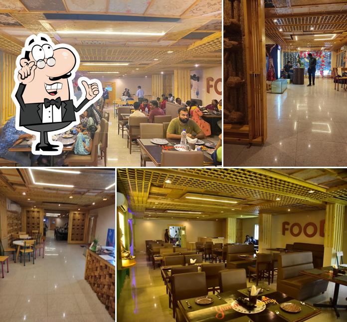 Take a seat at one of the tables at Yummy tummy