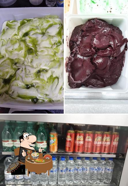 Dê uma olhada a foto ilustrando comida e cerveja no Sorveteria Almeida Centro/Contagem