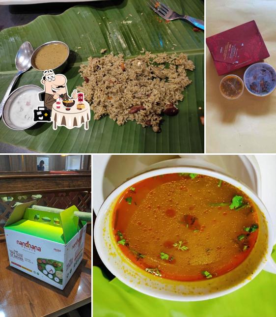 Meals at Nandhana Palace - Andhra Style Restaurant - Naagarabhaavi