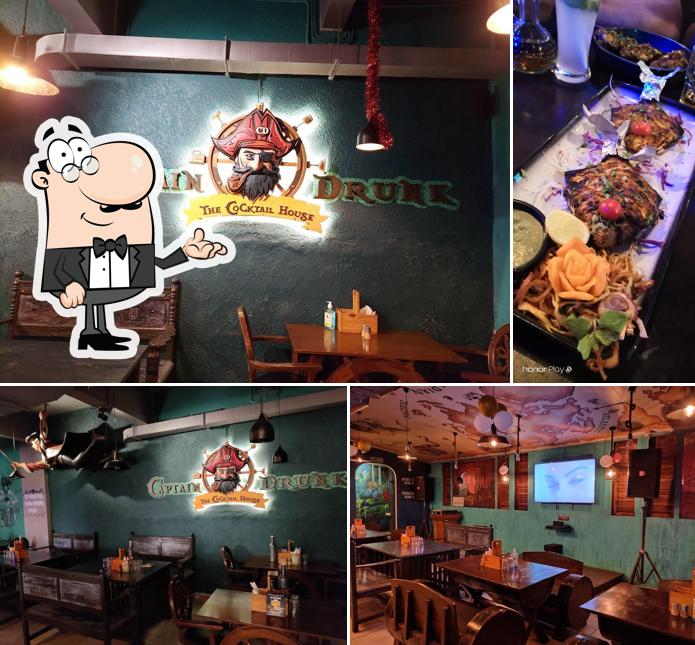 The interior of Captain Drunk The Cocktail House