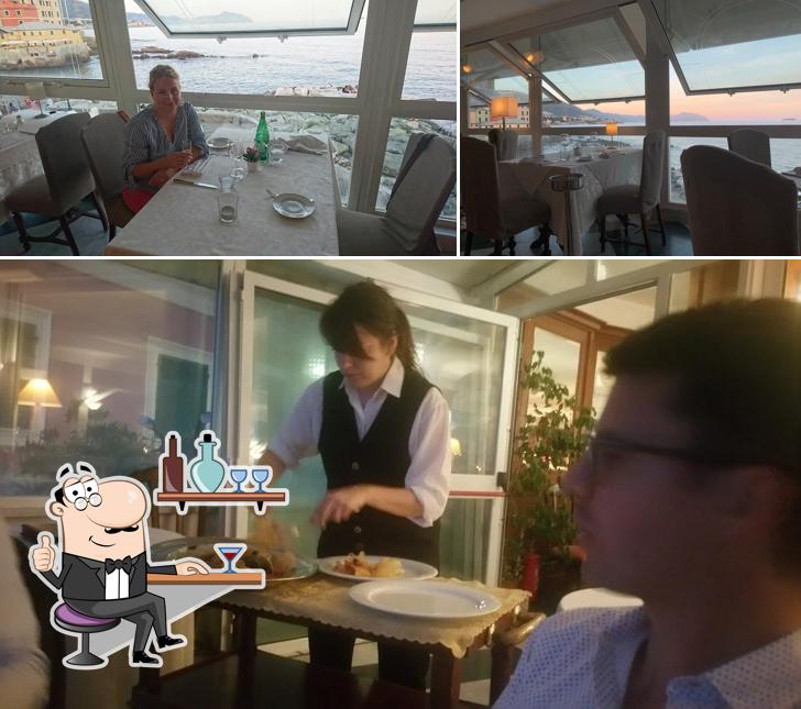 Gli interni di Vittorio al Mare