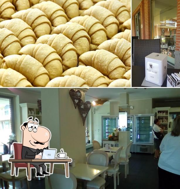 Gli interni di Pasticceria Brembati