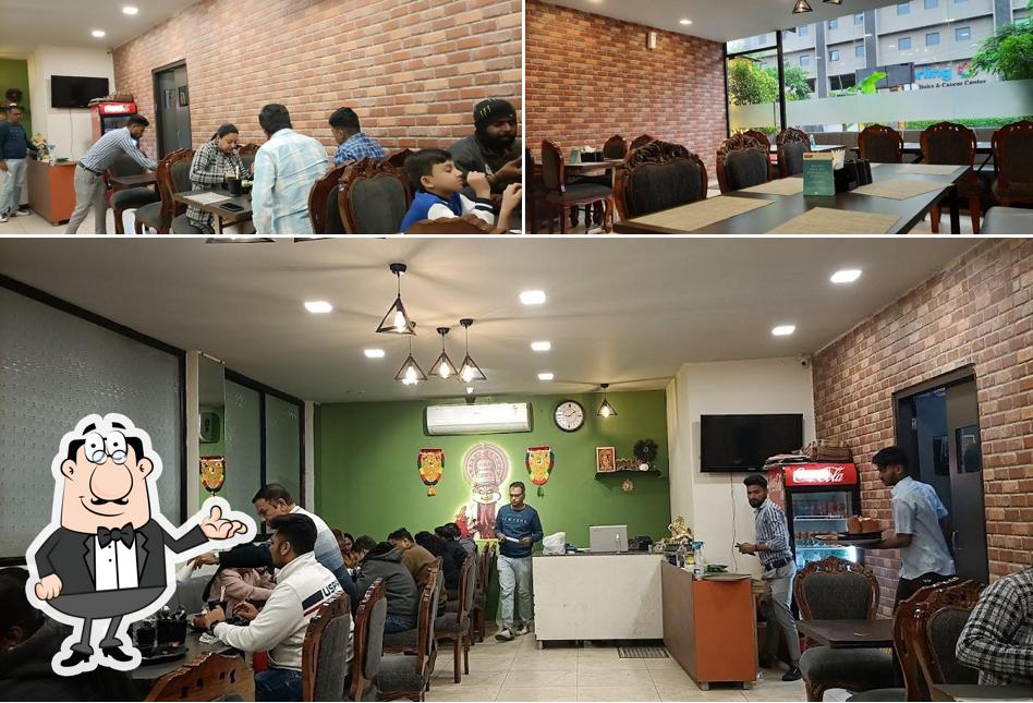 Take a seat at one of the tables at Dakshini24