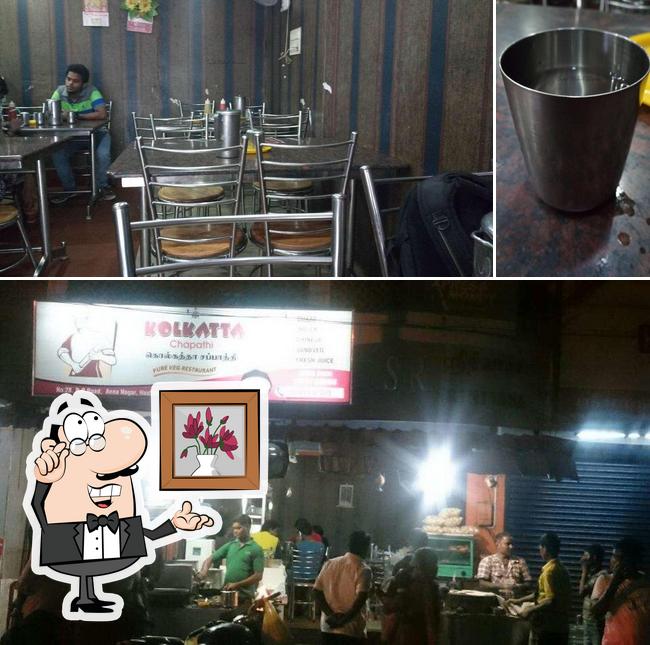 Kolkata Chapati is distinguished by interior and beverage