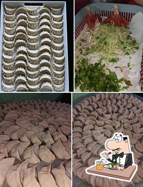 Meals at Veg Momo,Veg Chowmein and Sel Roti(ALL VEG)