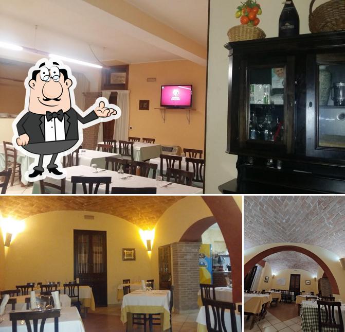 Gli interni di La Taverna dei Pini