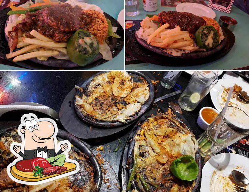 Enjoy the variety of meat meals