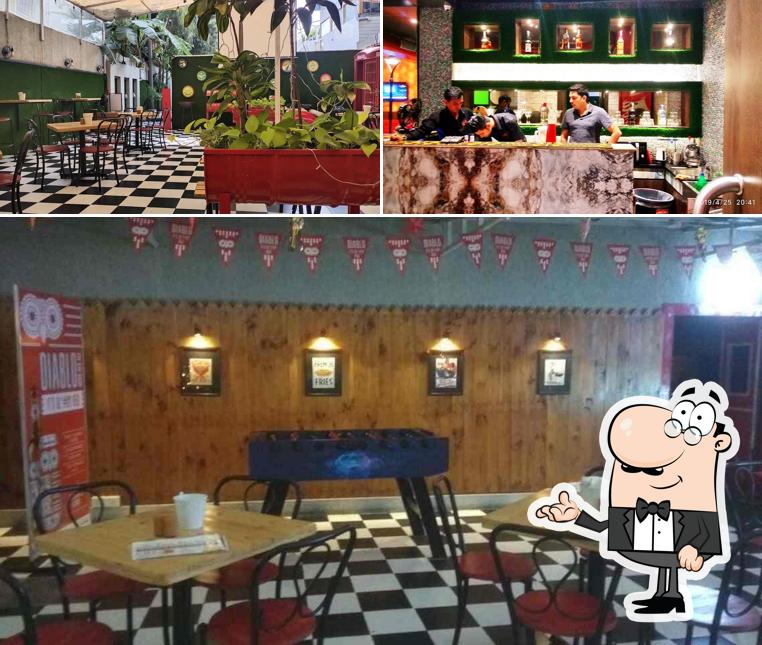 The interior of Burger Barn Cafe