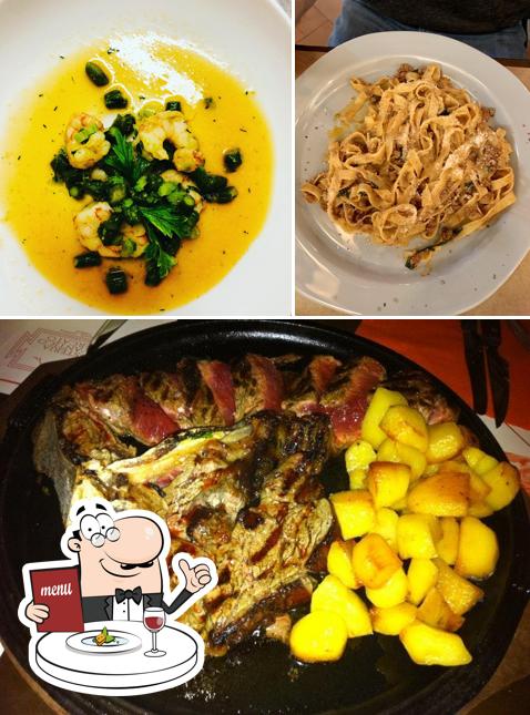 Cibo al Osteria All'Antico Mercato