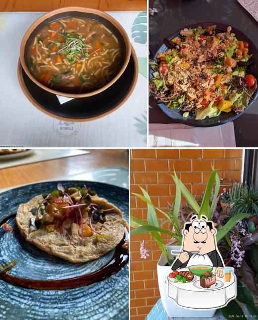 Sopa quente e azeda picante chinesa em Frutaria Alphaville