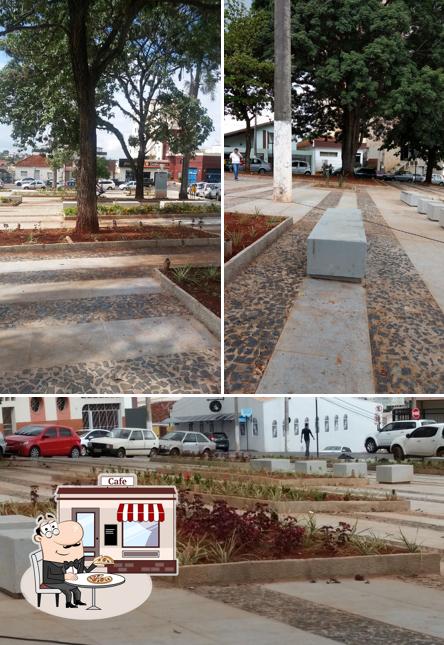 O exterior do Padaria Vesúvio