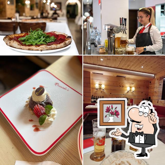 Questa è la foto che presenta la interni e bancone da bar di Pizzeria Ristorante Riccardo’s Sils