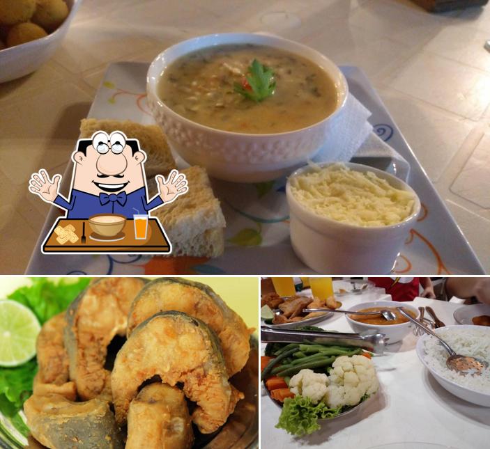 Sopa de moluscos em Restaurante e Pesqueiro Recanto do Peixe