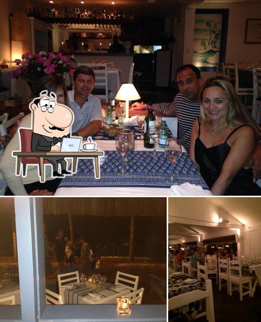 O interior do Bz Restaurante