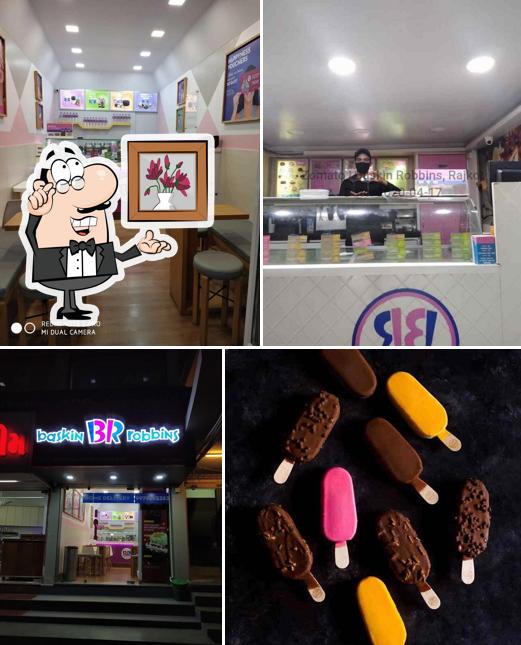 The interior of Baskin Robbins - Ice Cream Desserts