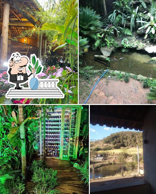 O exterior do Restaurante Montanhas de Minas