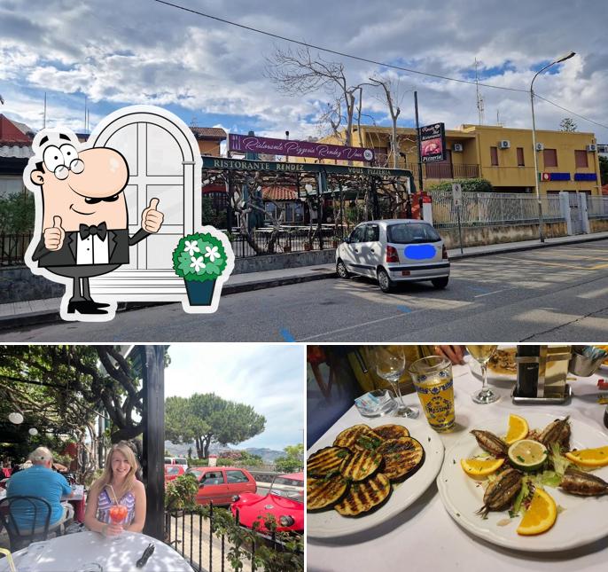 Tra le diverse cose da Rendez Vous si possono trovare la esterno e cibo