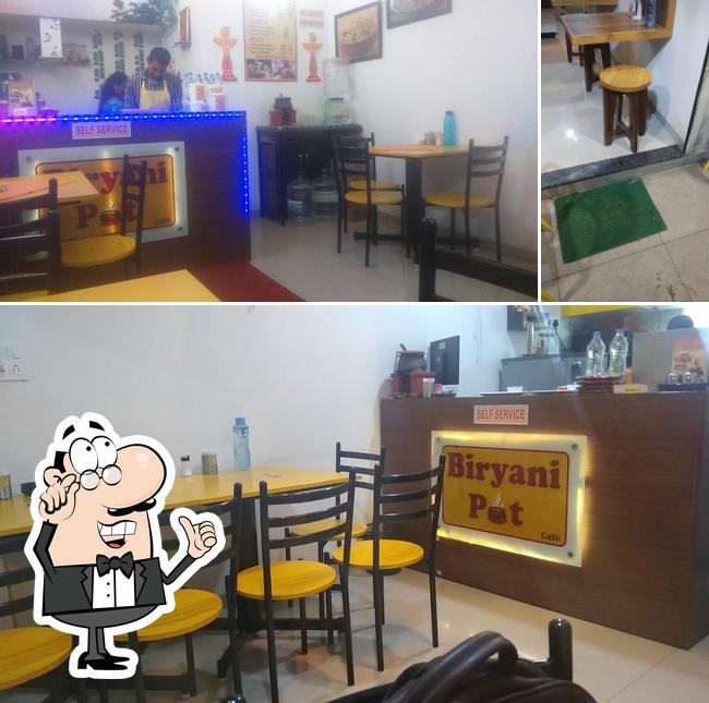 The interior of Biryani Pot Cafe