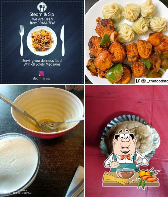 Spaghetti bolognese at STEAM & SIP