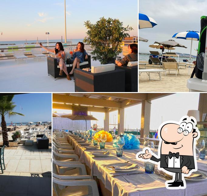 Dai un'occhiata agli interni di Stabilimento balneare ristobar Cacao Beach