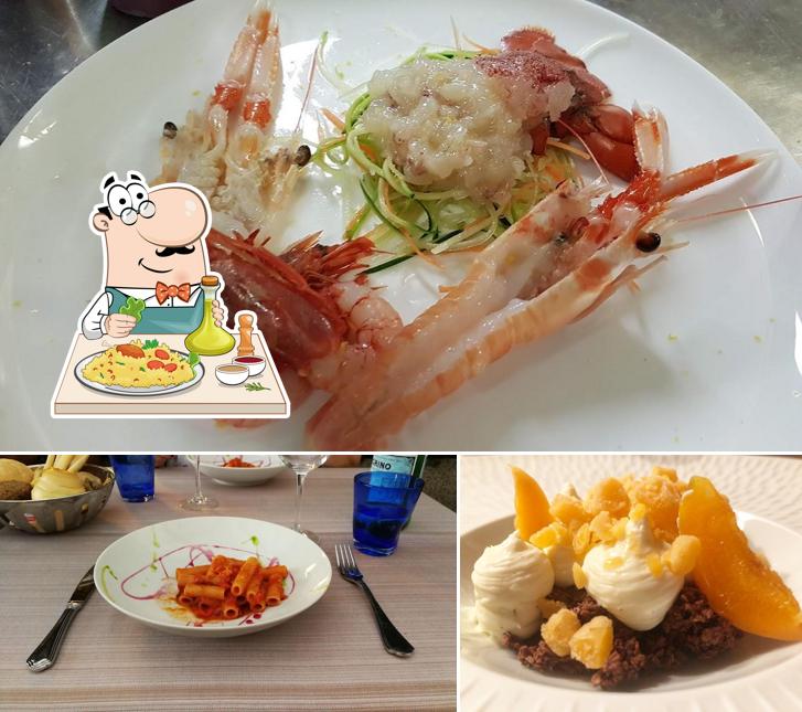 Scampi al Trattoria Antica Contrada