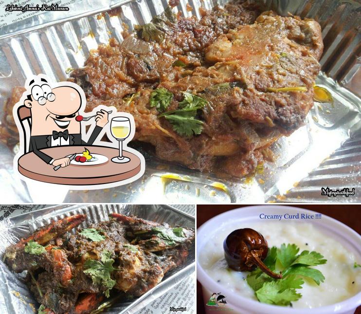 Meals at Lakshmi Amma Kai's Manam