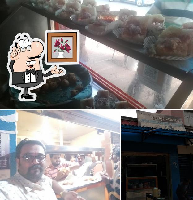 The picture of interior and food at Udupi Shree Krishna Tiffanys