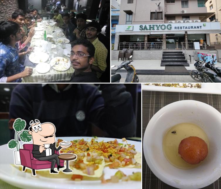 The interior of Sahyog Restaurant