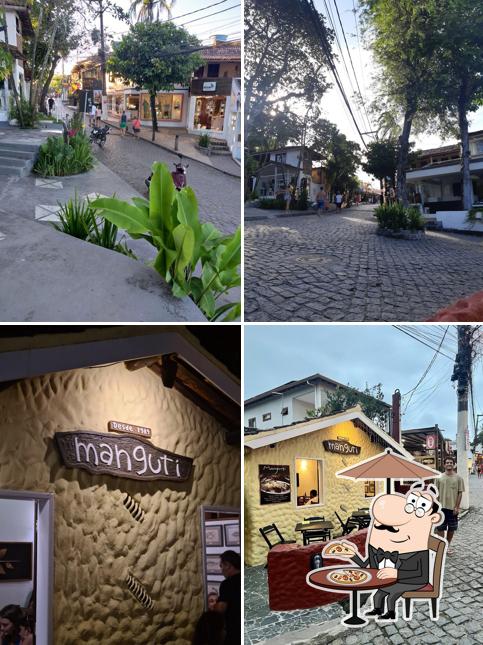 O exterior do Manguti