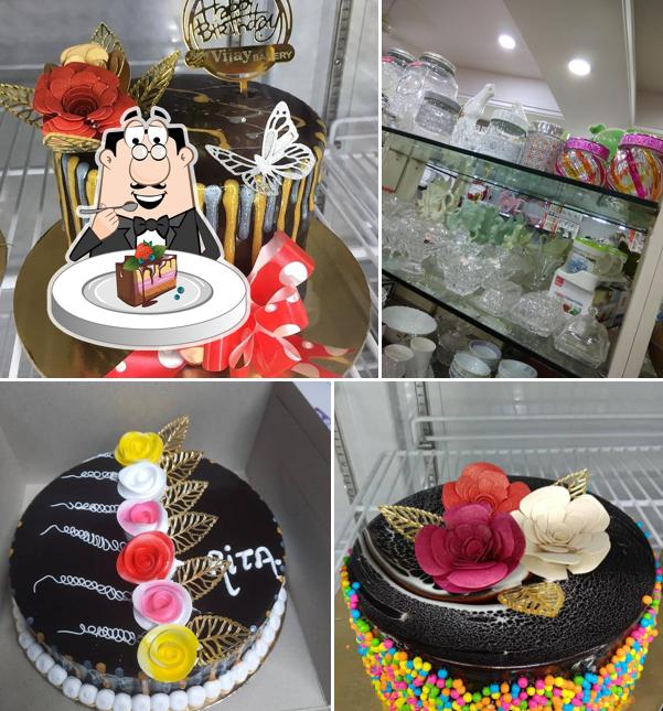 Chocolate cake at SRI VIJAYA BAKERY