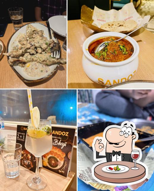Food at Sandoz Restaurant - Dwarka