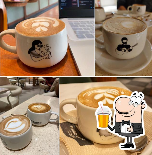 Third Wave Coffee offers a selection of drinks