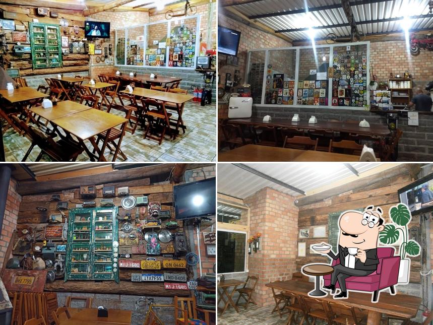 O interior do Km Zero Burger
