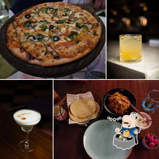 Food at Tickled Pink Lucknow