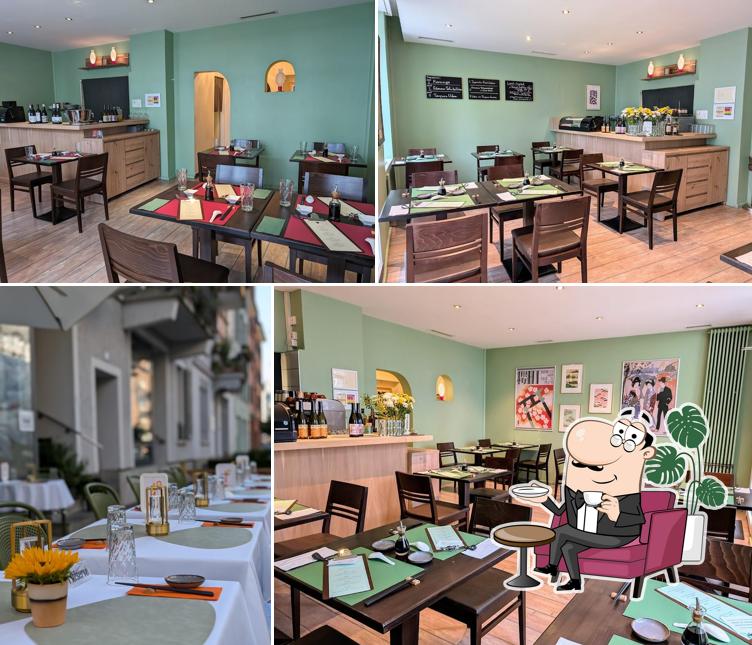 Gli interni di Sushi Dining Ototo