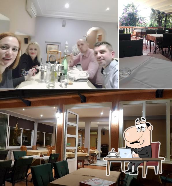 Dai un’occhiata alla immagine che raffigura la interni e tavolo da pranzo di Restaurant Ana