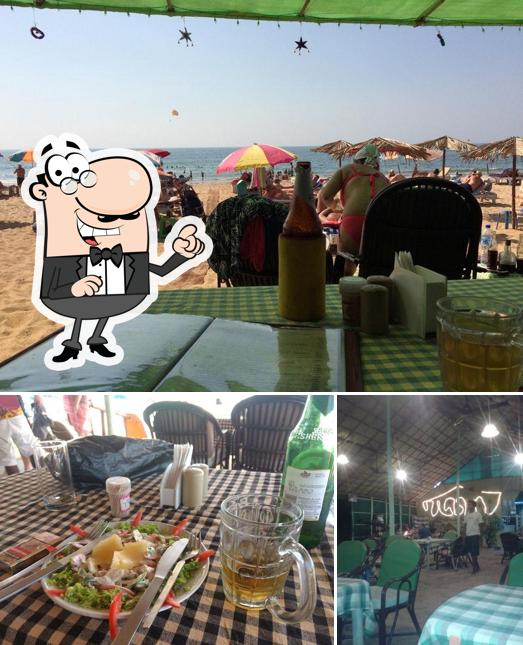 The interior of Dommat Beach Shack